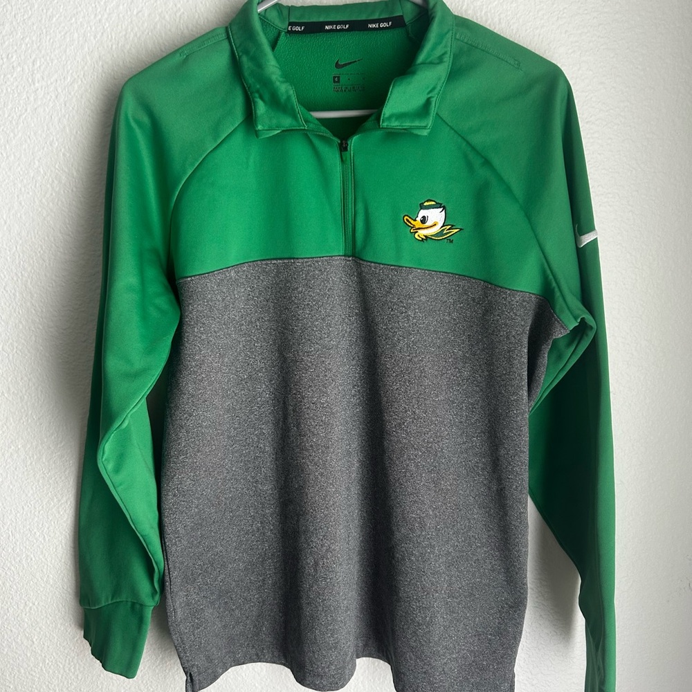 University of Oregon Nike Golf quarter zip